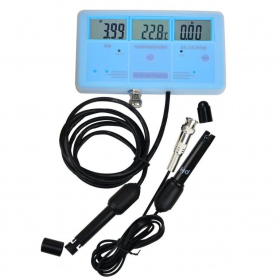 6-in-1 Water Quality Monitor pH Conductivity...