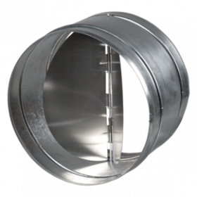 Metalen koppelstuk met terugslagklep 315mm