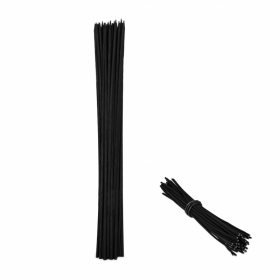 Geplastificeerde houten paal van 90 cm per 10 stuks