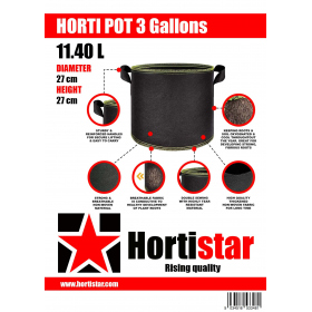 HortiPot 11.4l (3gal) - Hortistar