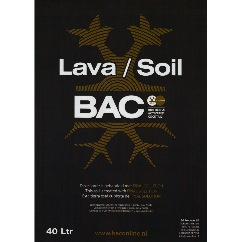 BAC Lava Soil Growmix 40ltr