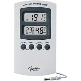 Thermomètre/hygromètre  Min-Max  In/Out