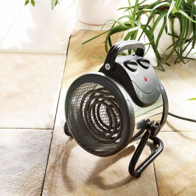 Chauffage électrique pour serre "Palma" 2KW  Basic (Thermostat Numérique)