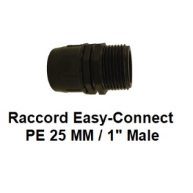 Connecteur Easy-Connect PE 25 Male 1"