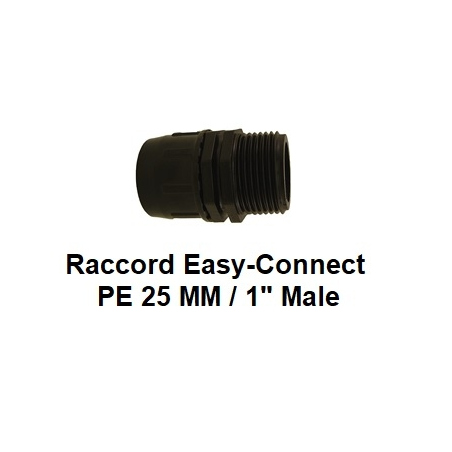 Connecteur Easy-Connect PE 25 Male 1"