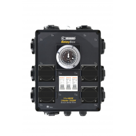 Timer Relay 12x600w + Schakel
