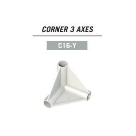 Corner Y 3 Axes ø 16mm