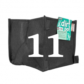 Square Base Dirt Pot 11ltr