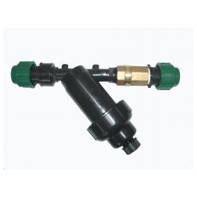 Kit sortie pompe avec filtre, valve, et connecteurs (monté)