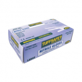 Tuffsafe Nitrile Gloves (x100pcs) M